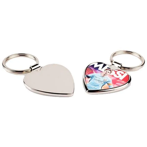 Heart Shape Sublimation Blank Keychain
