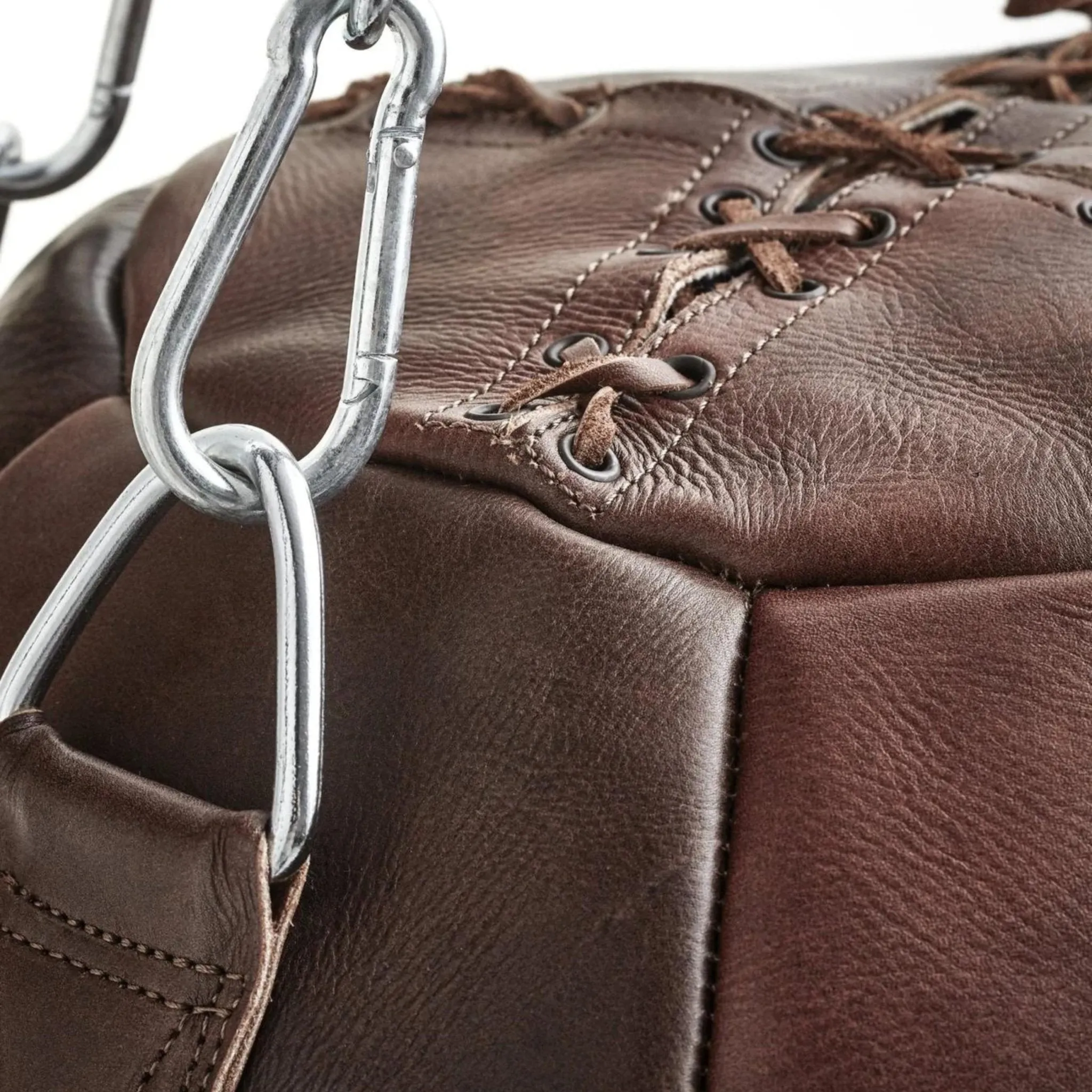 Heritage Brown Leather Wrecking Ball (un-filled)