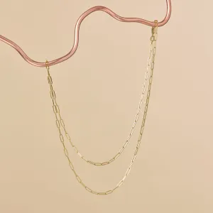 HERITAGE CHAIN NECKLACE IN 14K GOLD - NEW
