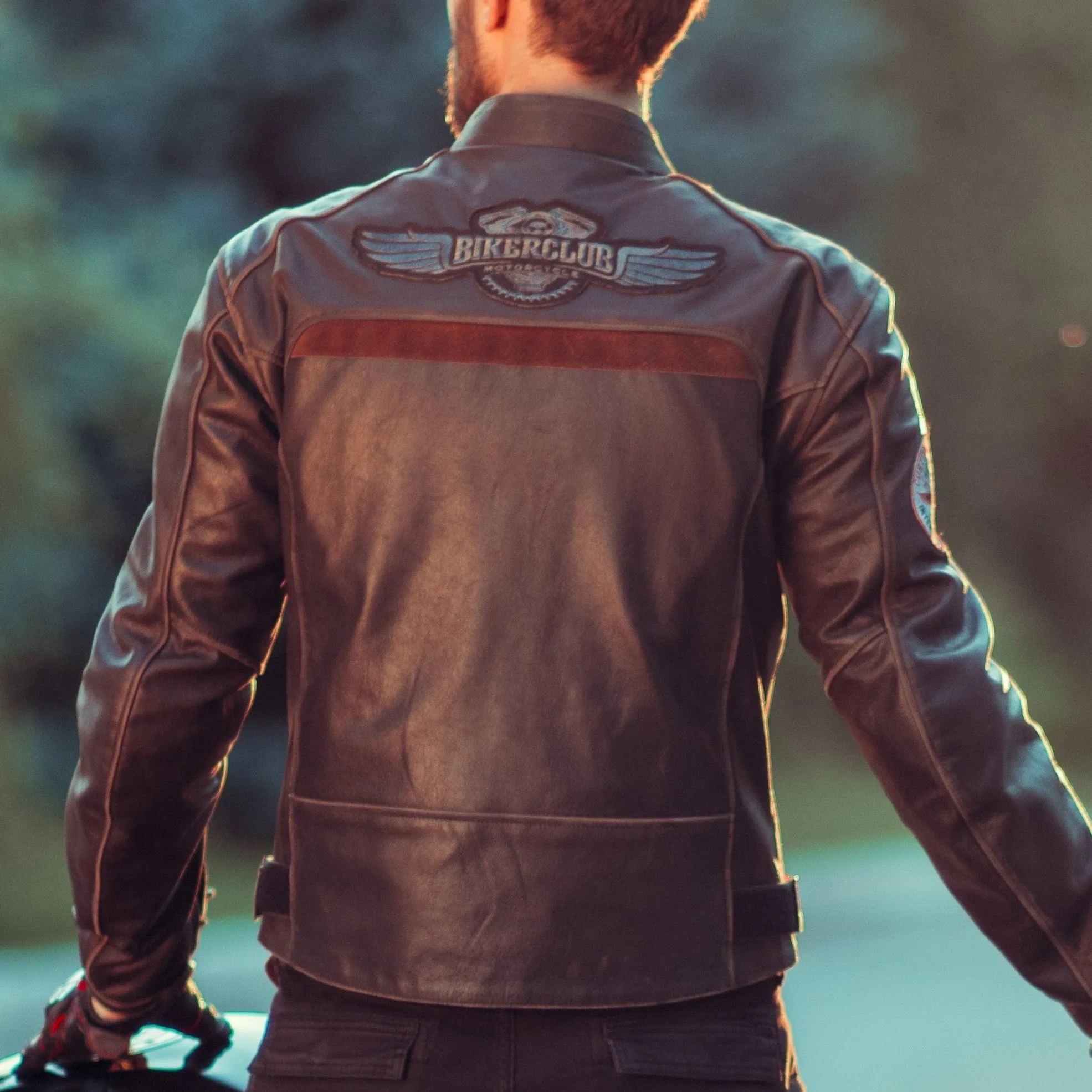 Heritage Retro Brown Motorcycle Leather Jacket