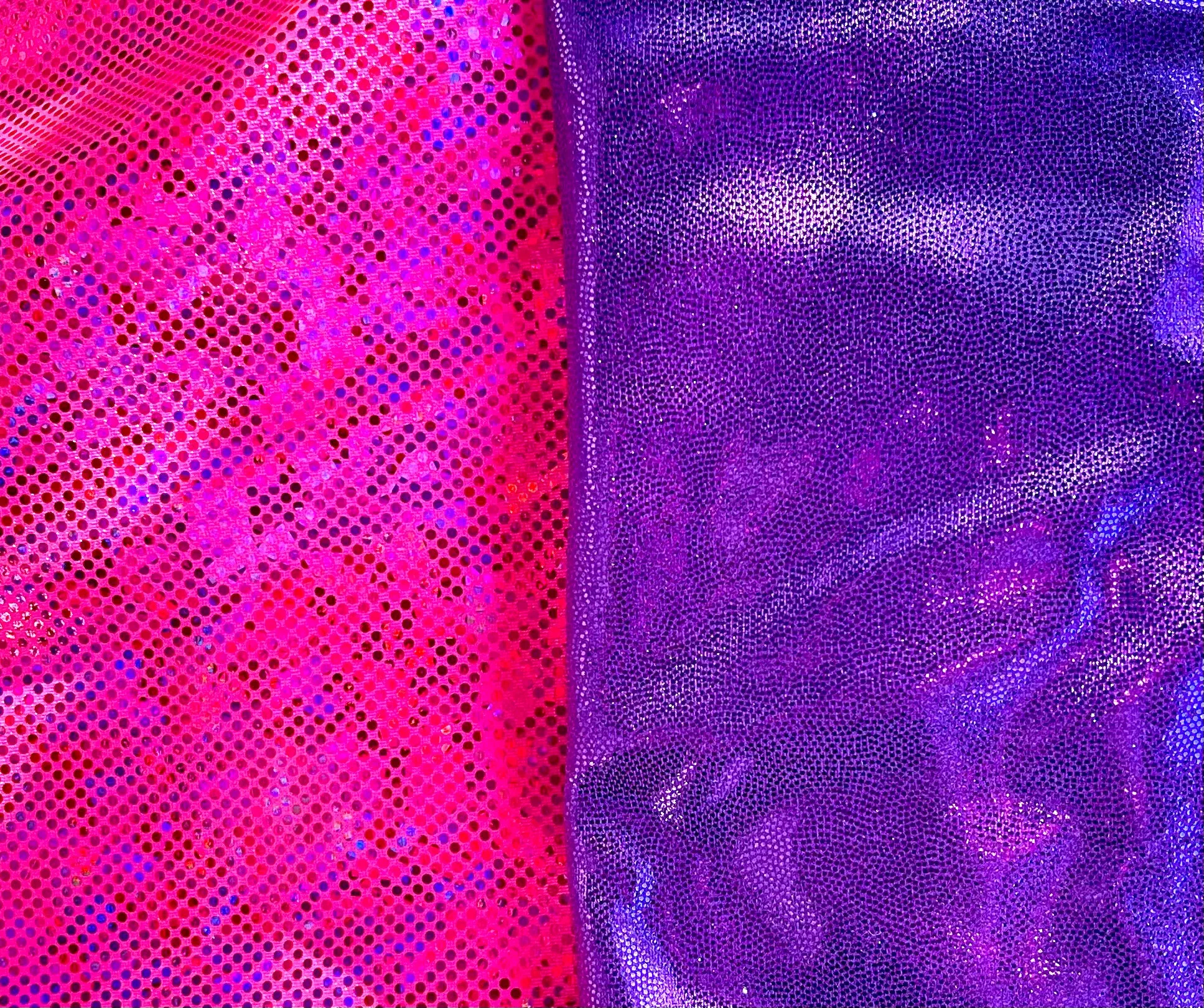 Hot Pink Purple Iridescent Skirt