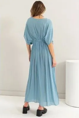 Iceburg Blue Midi Coverup Dress