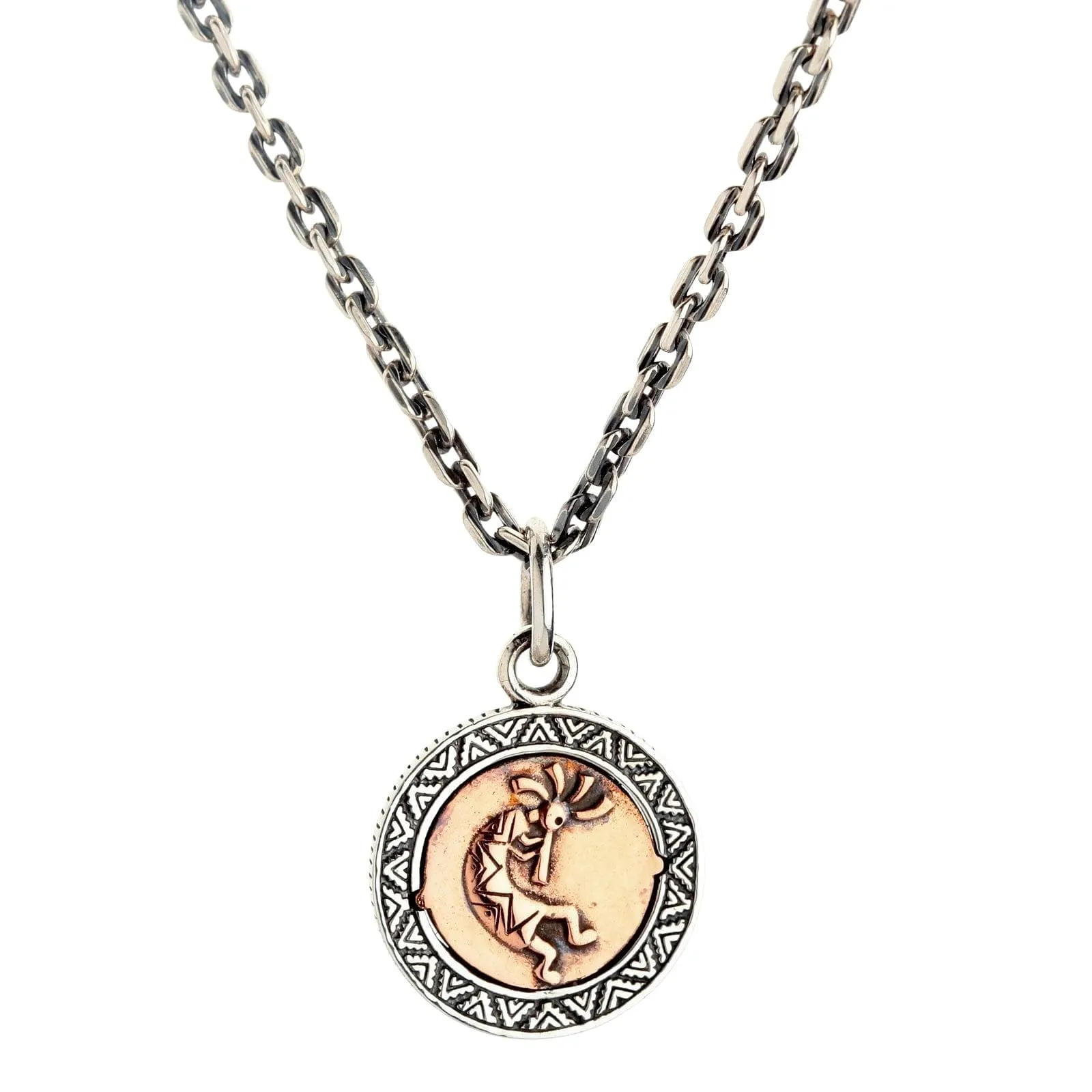 Indian Liberty Coin Sterling Silver Skull Pendant