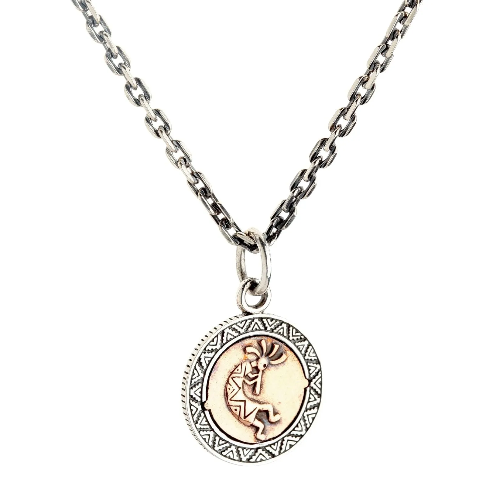 Indian Liberty Coin Sterling Silver Skull Pendant