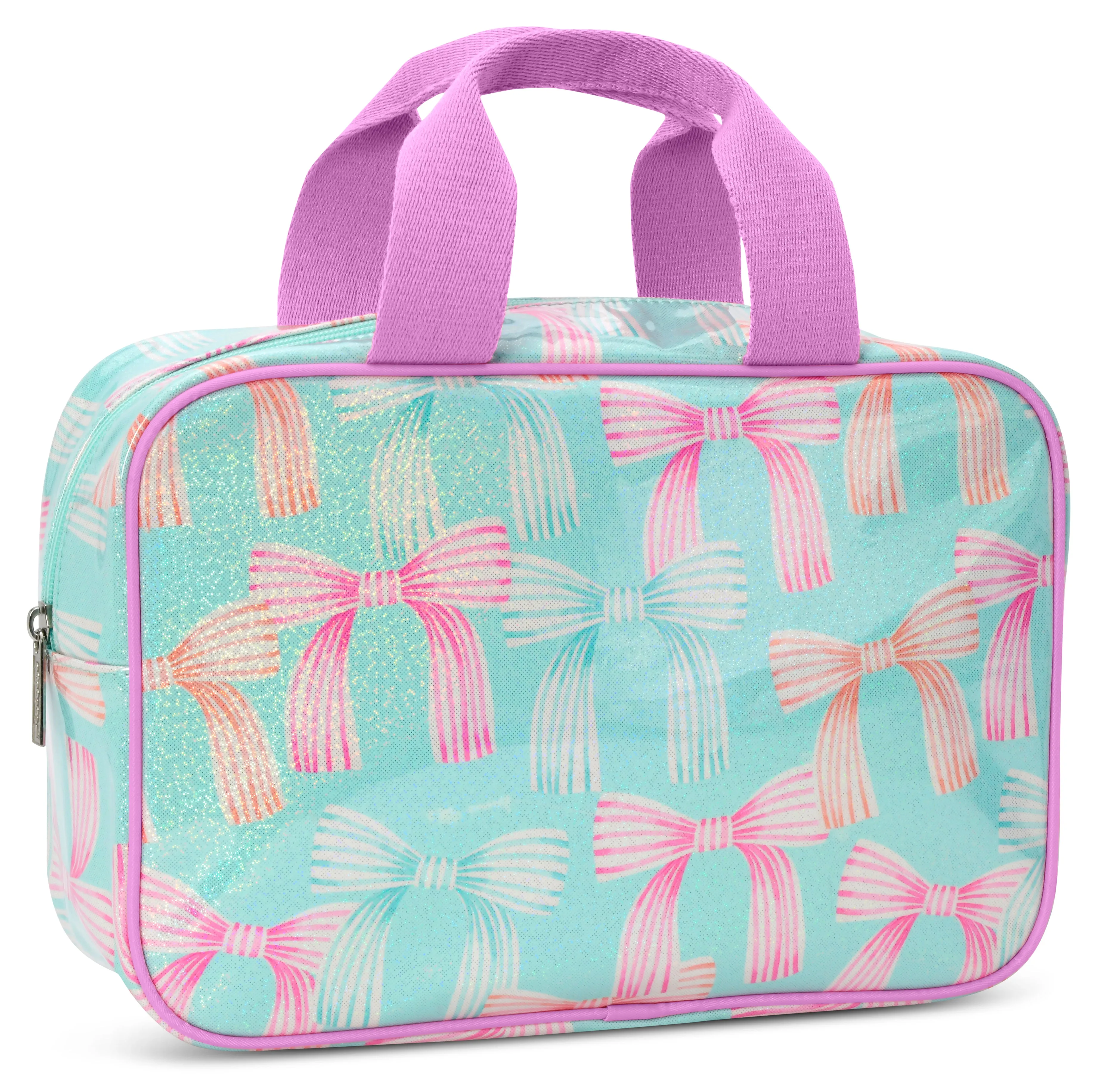 Iscream Sparkling Bows Large Cosmetic Bag