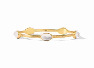 Ivy Stone Bangle Iridescent Clear Crystal - Medium