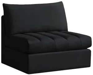 Jacob Black Velvet Armless