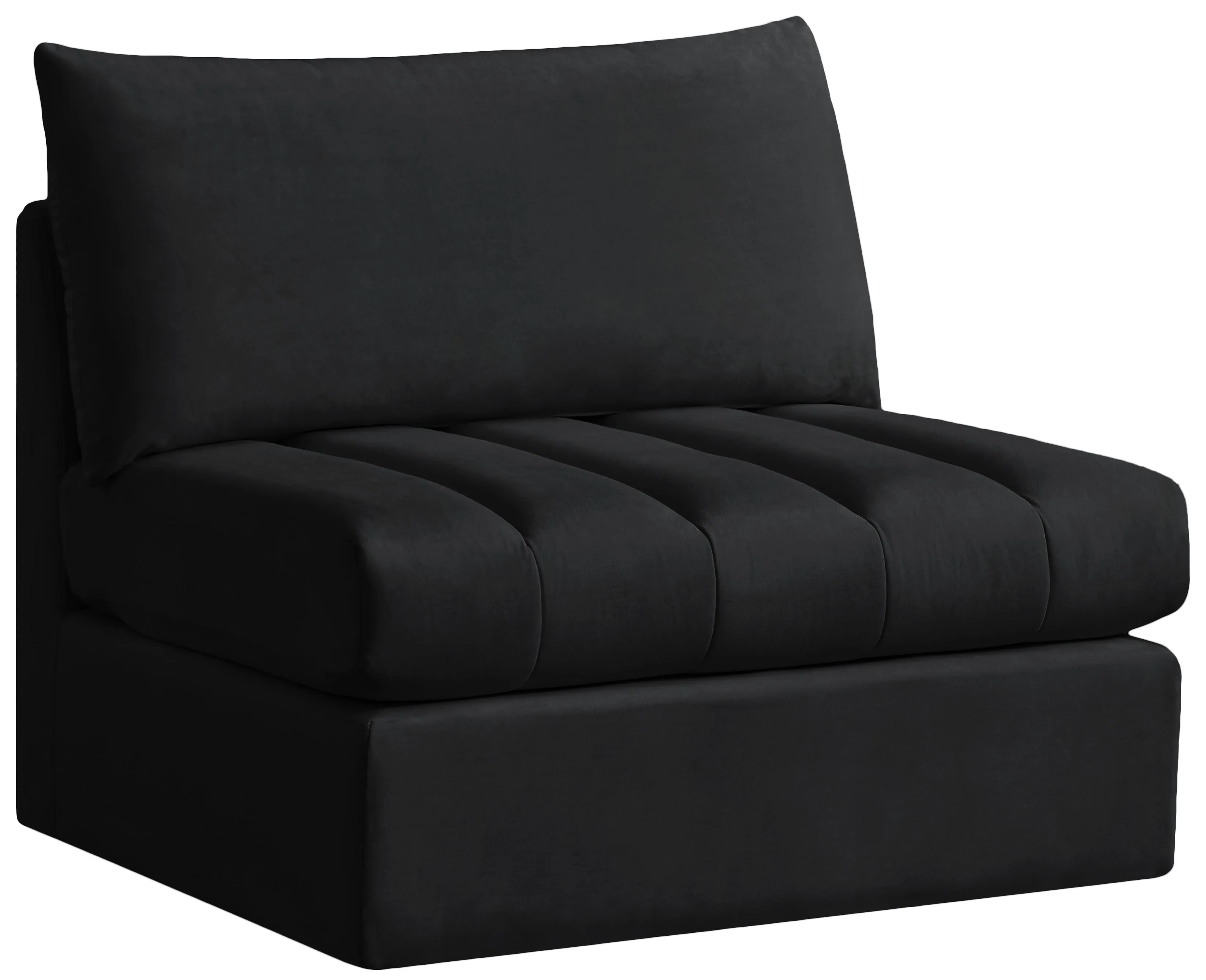 Jacob Black Velvet Armless
