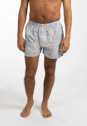 James Harper Tropical Boxer Short - Blue