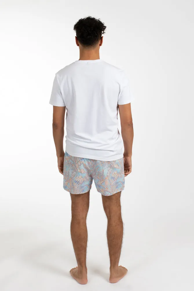James Harper Tropical Boxer Short - Blue