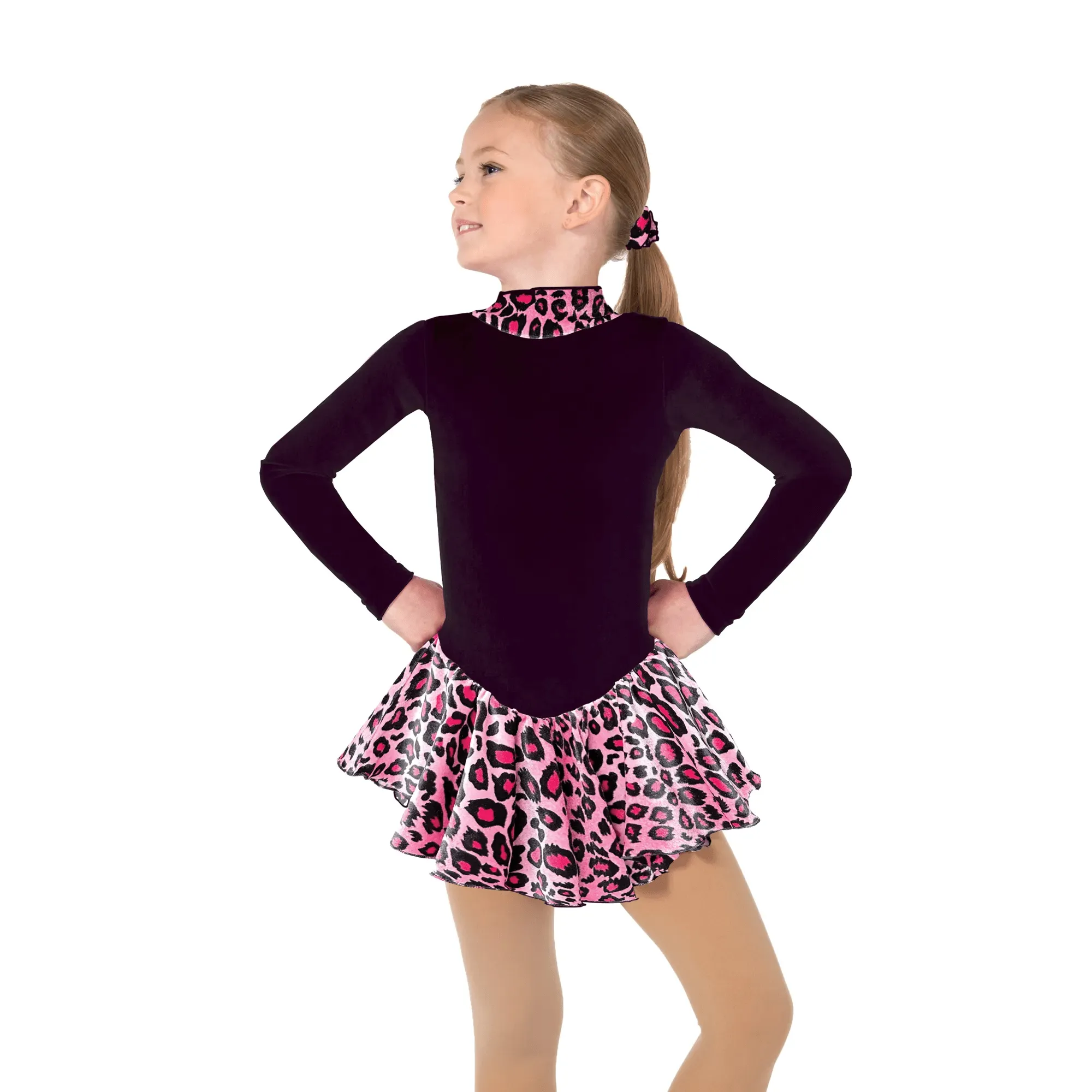 Jerry's 693 Pink Fleece Catwalk Figure Skating Dress - Youth