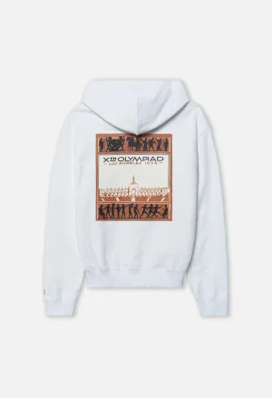 John Elliott x Olympic Heritage Los Angeles Hoodie / White