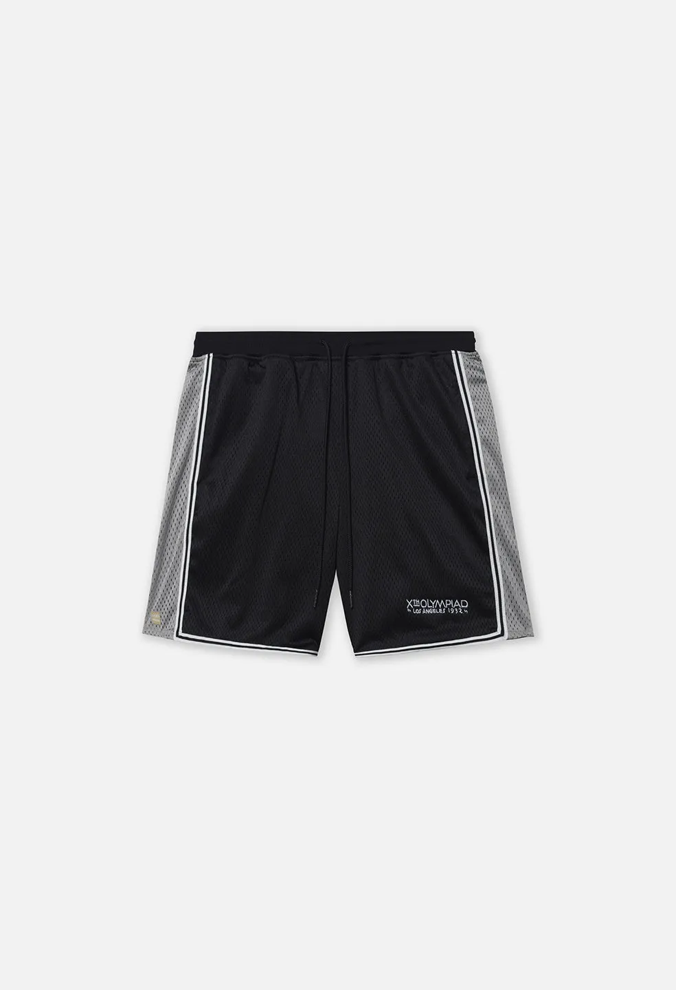 John Elliott x Olympic Heritage Los Angeles Shorts / Black x Grey