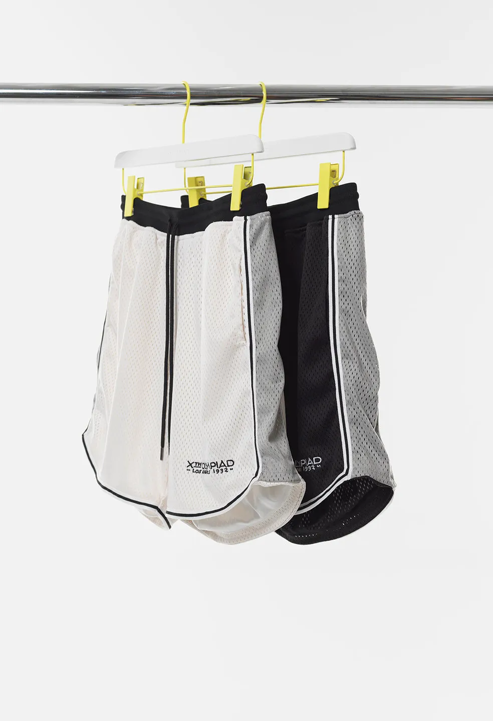 John Elliott x Olympic Heritage Los Angeles Shorts / Black x Grey