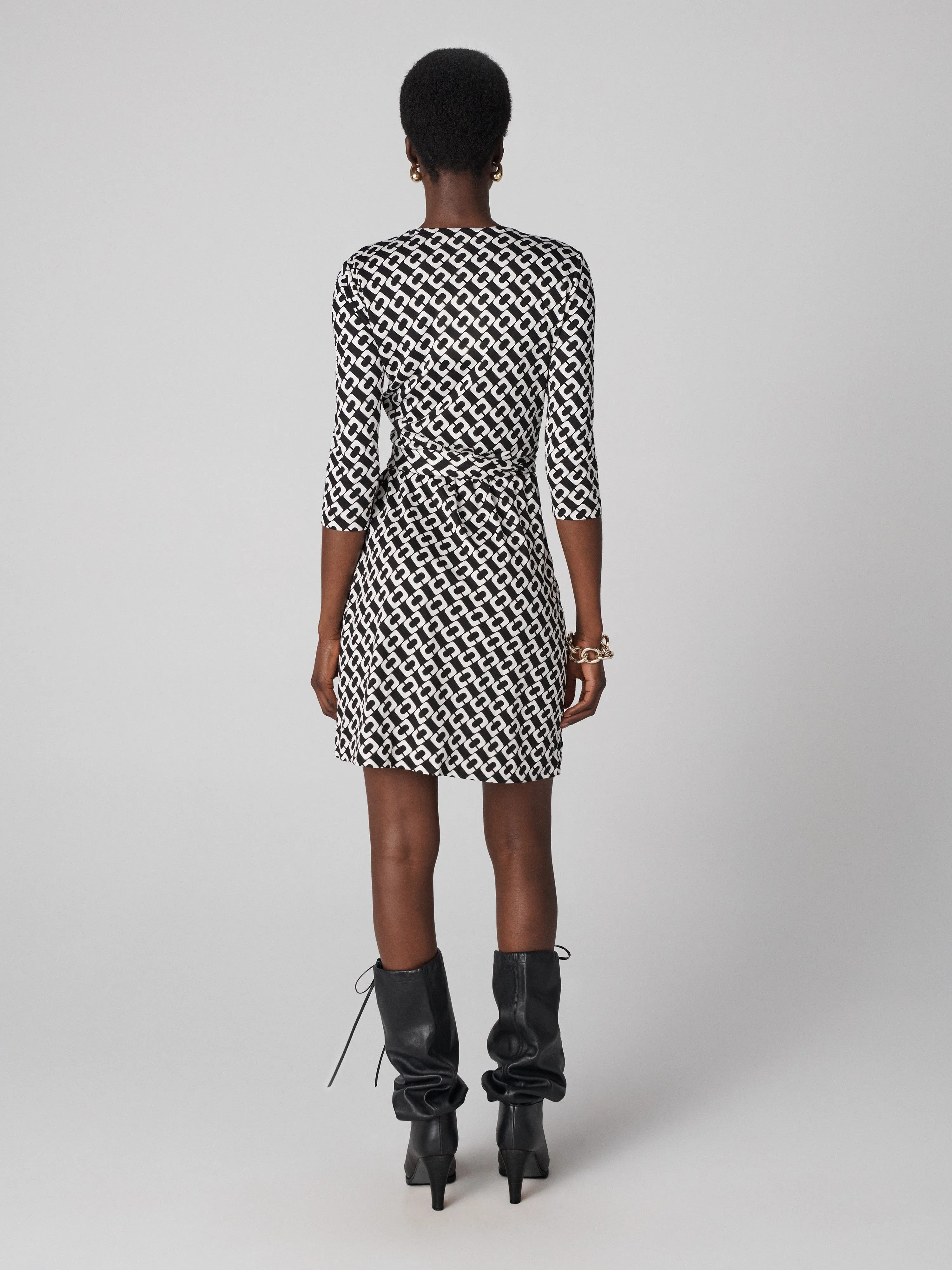 Julian Silk Jersey Wrap Dress
