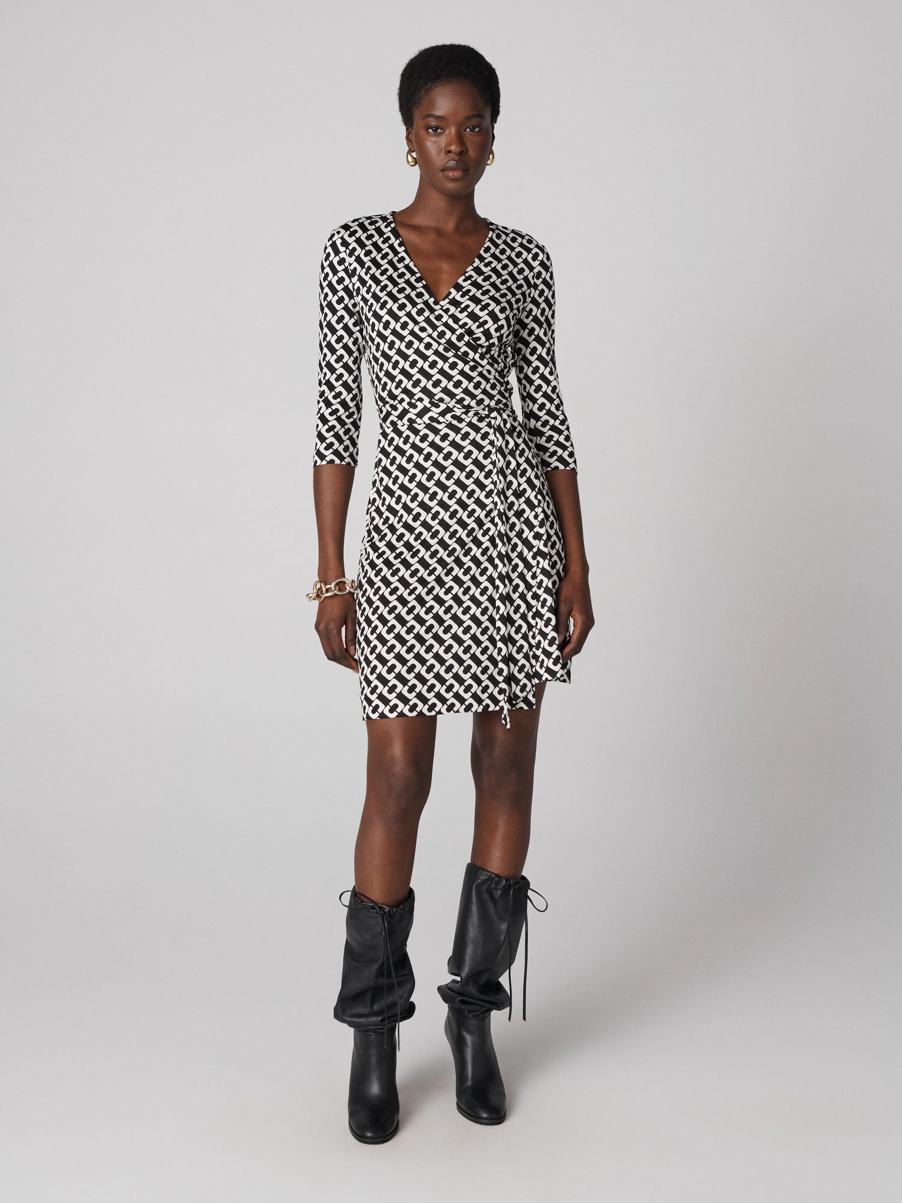 Julian Silk Jersey Wrap Dress