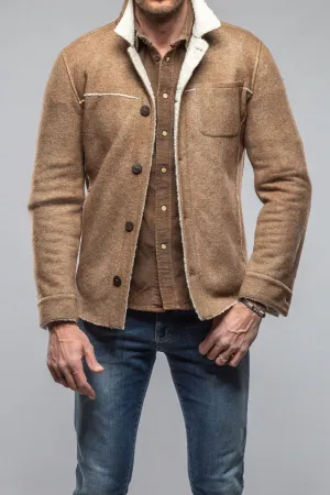 Kalispell Sherpa Shirt Jacket In Beige