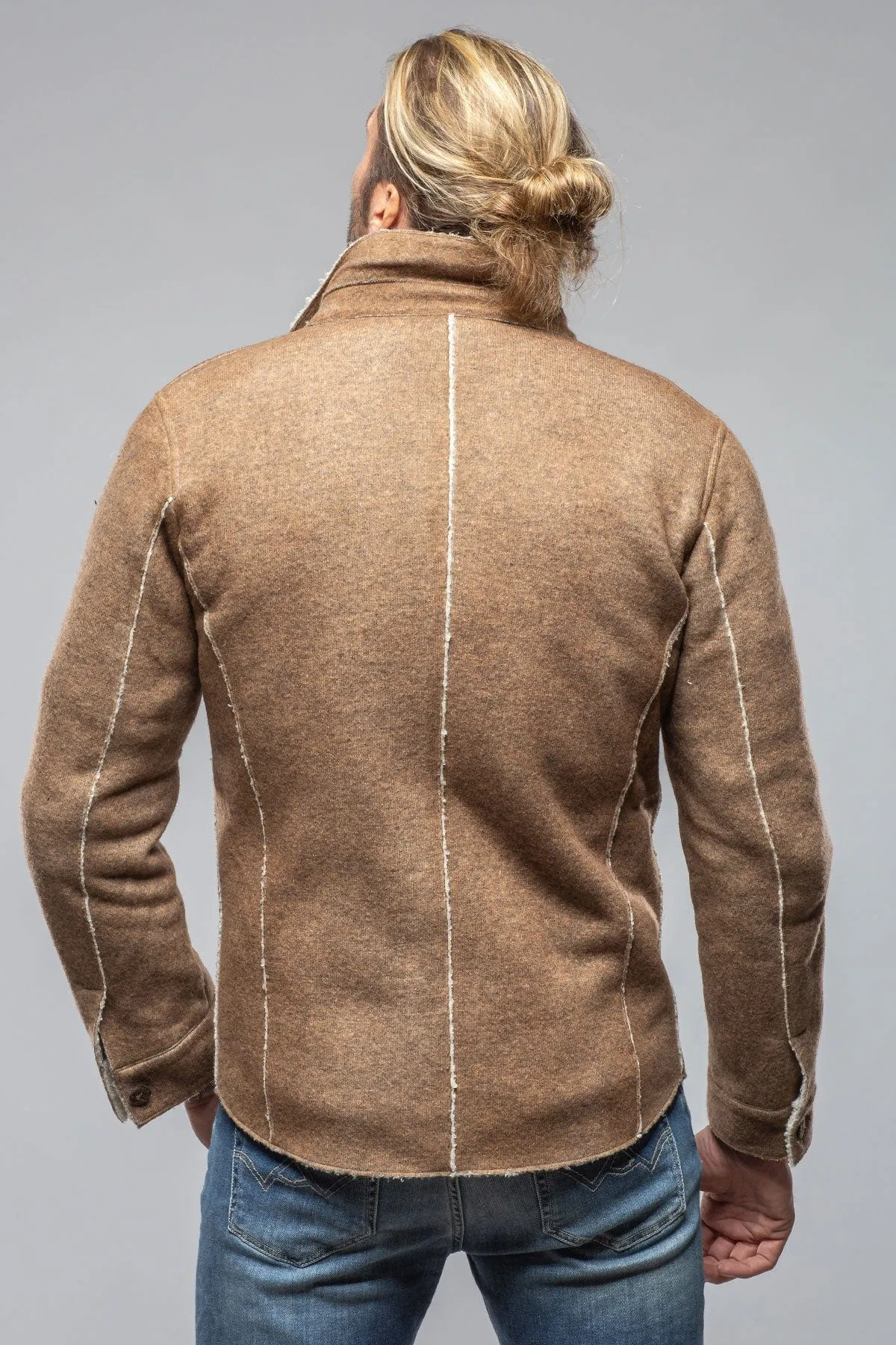 Kalispell Sherpa Shirt Jacket In Beige