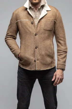 Kalispell Sherpa Shirt Jacket In Tan