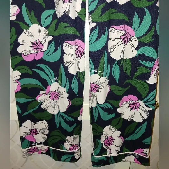 Kate Spade Floral Pajamas Set PJ Shirt   Pants Sleepwear KS91613T