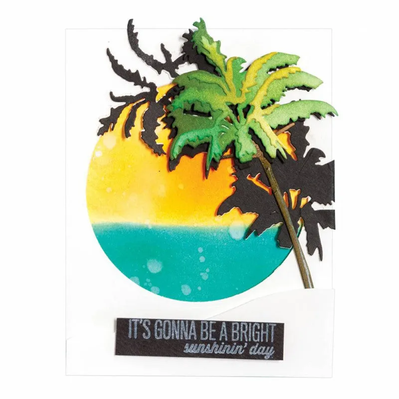 Layered Palm Tree Die S4-922 Spellbinders