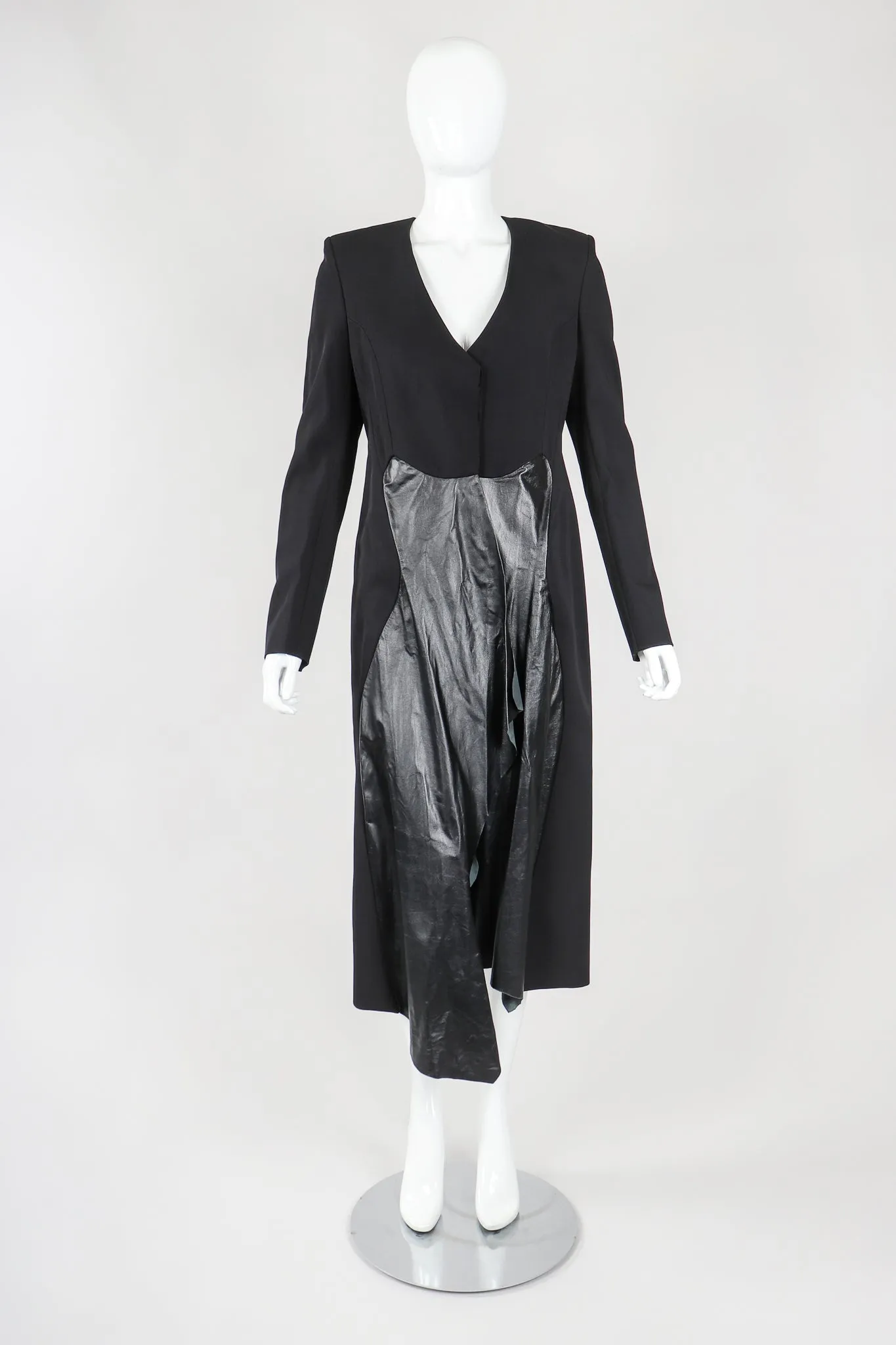 Leather Skirted Tail Coat
