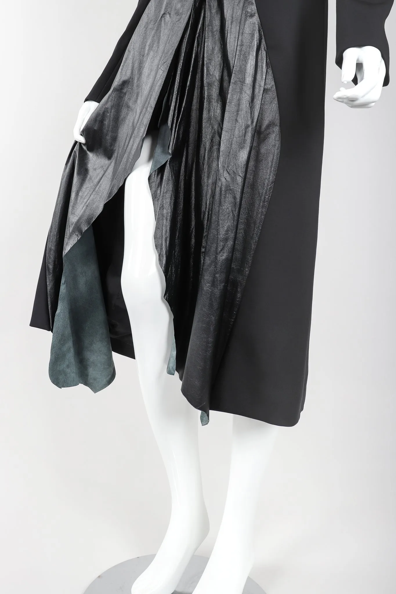 Leather Skirted Tail Coat