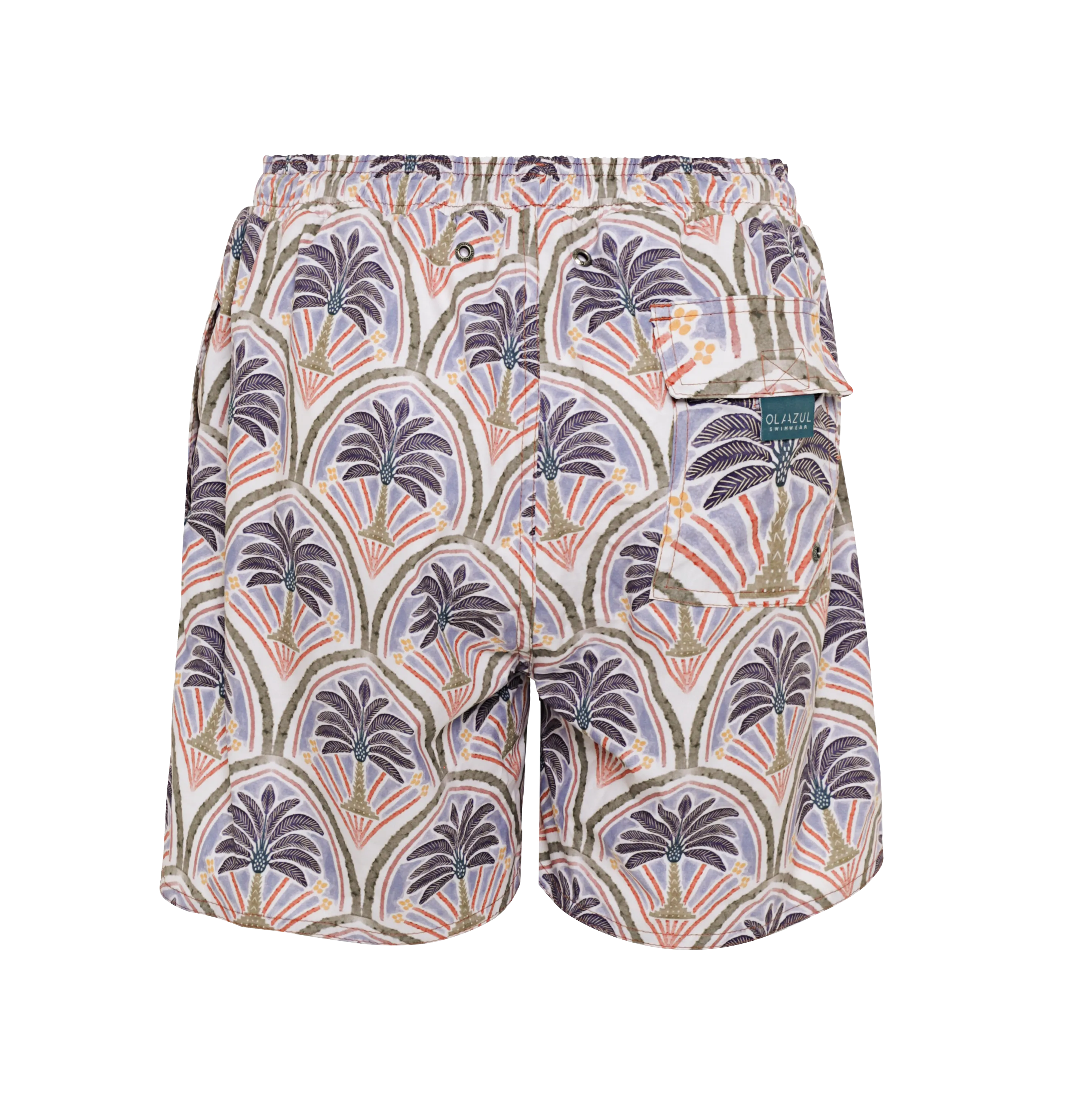 LEO PALM SWIM TRUNKS