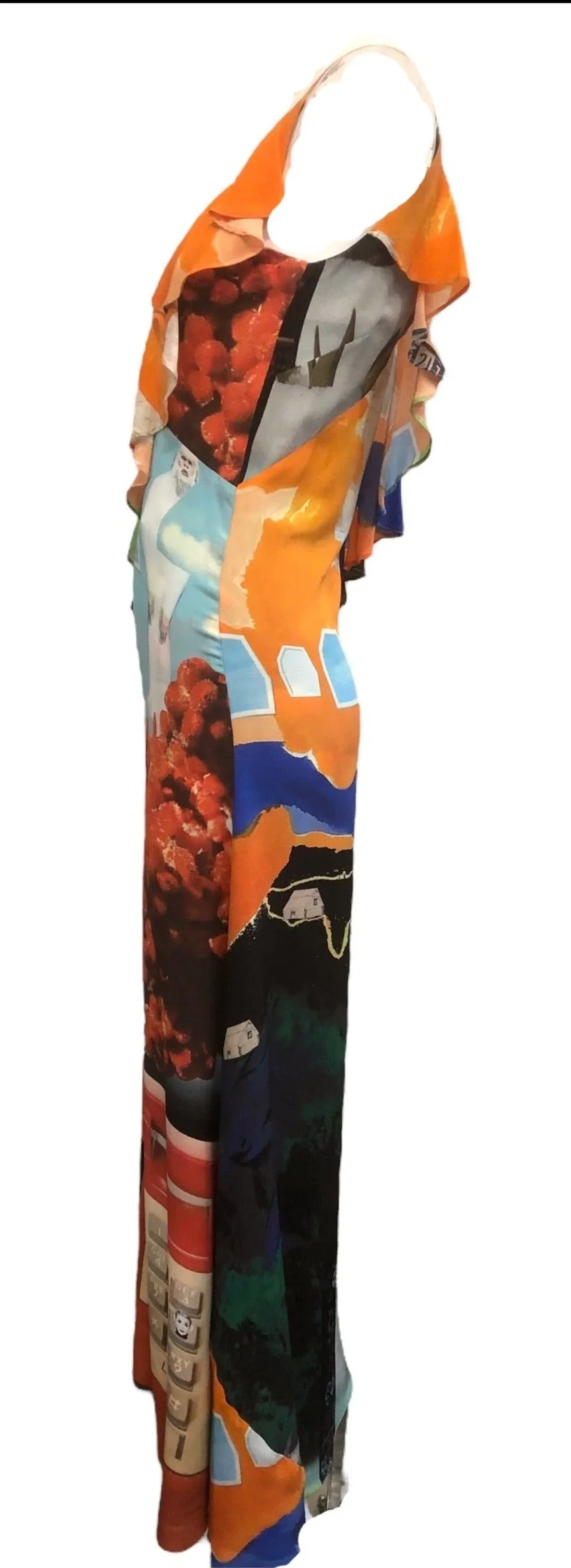 Libertine Contemporary Abominable Snowman Silk Bias Cut Gown