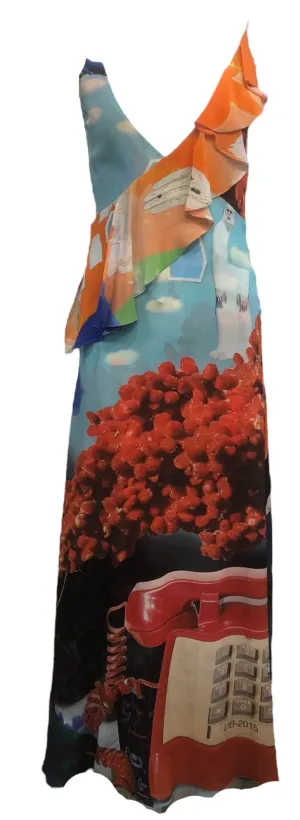 Libertine Contemporary Abominable Snowman Silk Bias Cut Gown