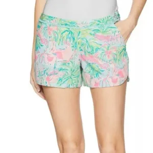 Lilly Pulitzer Adie Short Seasalt Blue on Paradise Women's Size 0