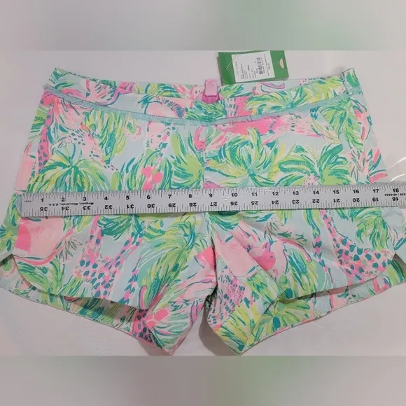 Lilly Pulitzer Adie Short Seasalt Blue on Paradise Women's Size 0