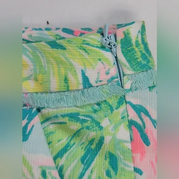 Lilly Pulitzer Adie Short Seasalt Blue on Paradise Women's Size 0
