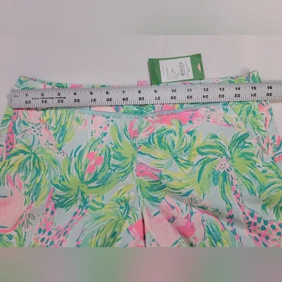 Lilly Pulitzer Adie Short Seasalt Blue on Paradise Women's Size 0