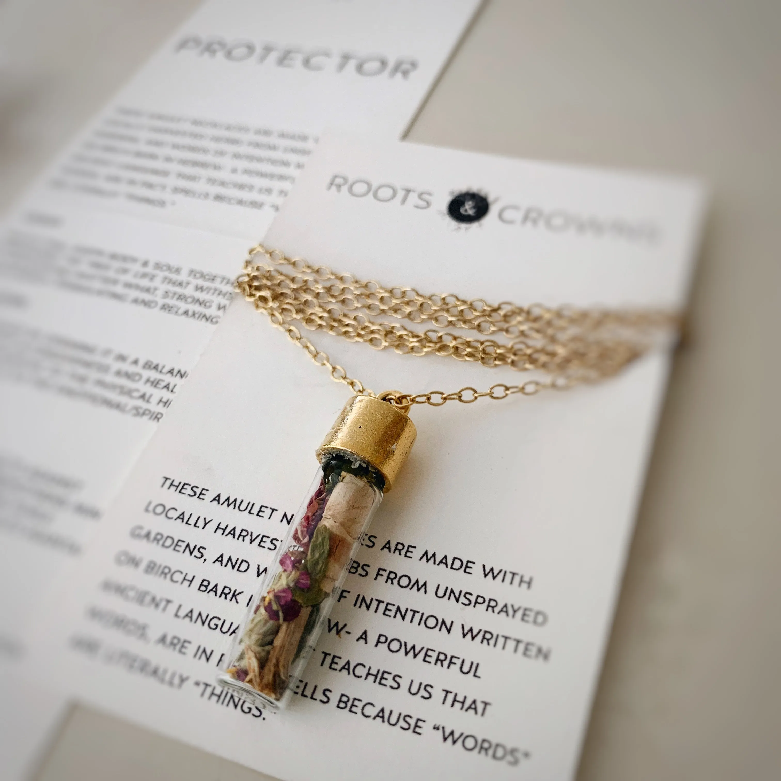 LIMITED: Botanical Amulet Necklaces