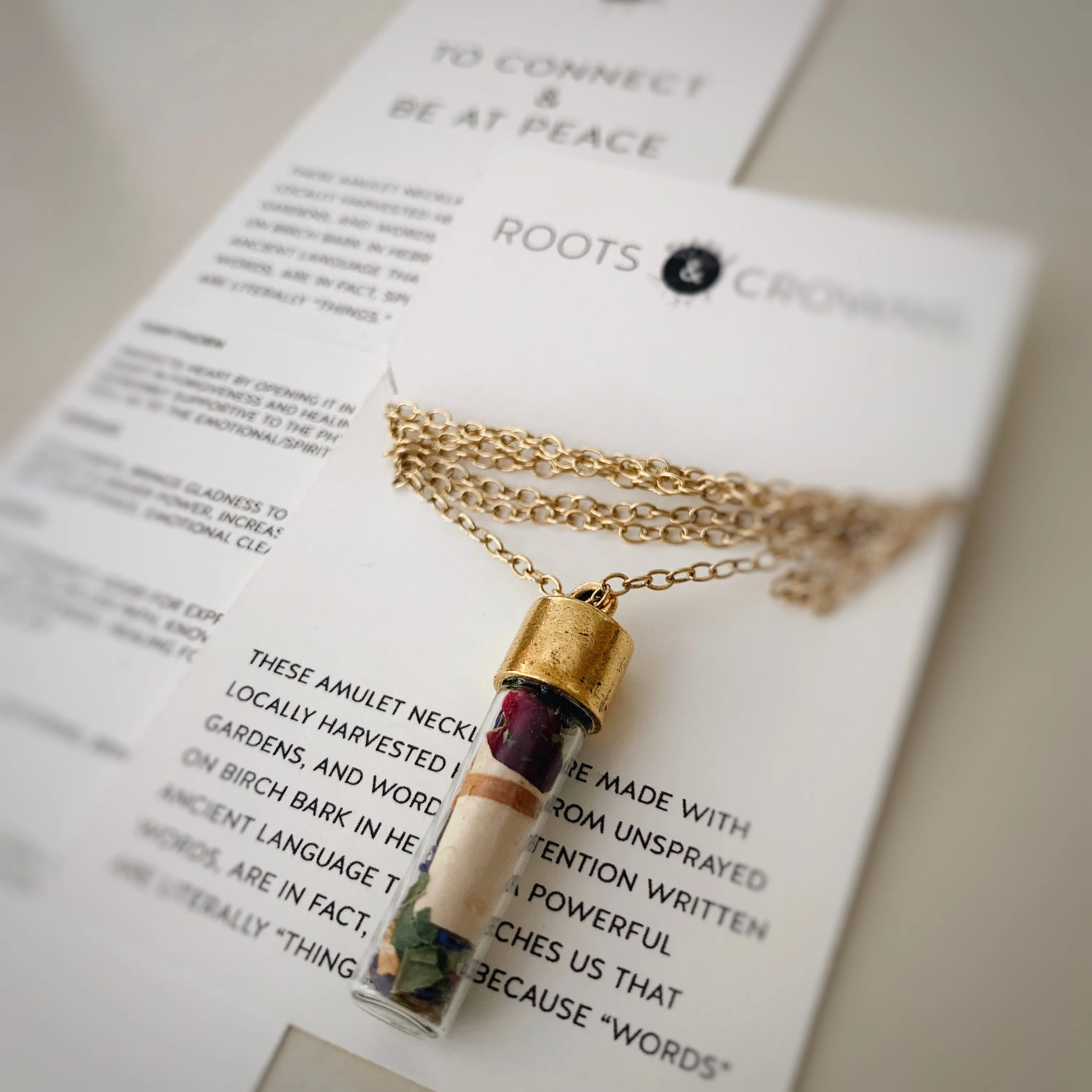 LIMITED: Botanical Amulet Necklaces