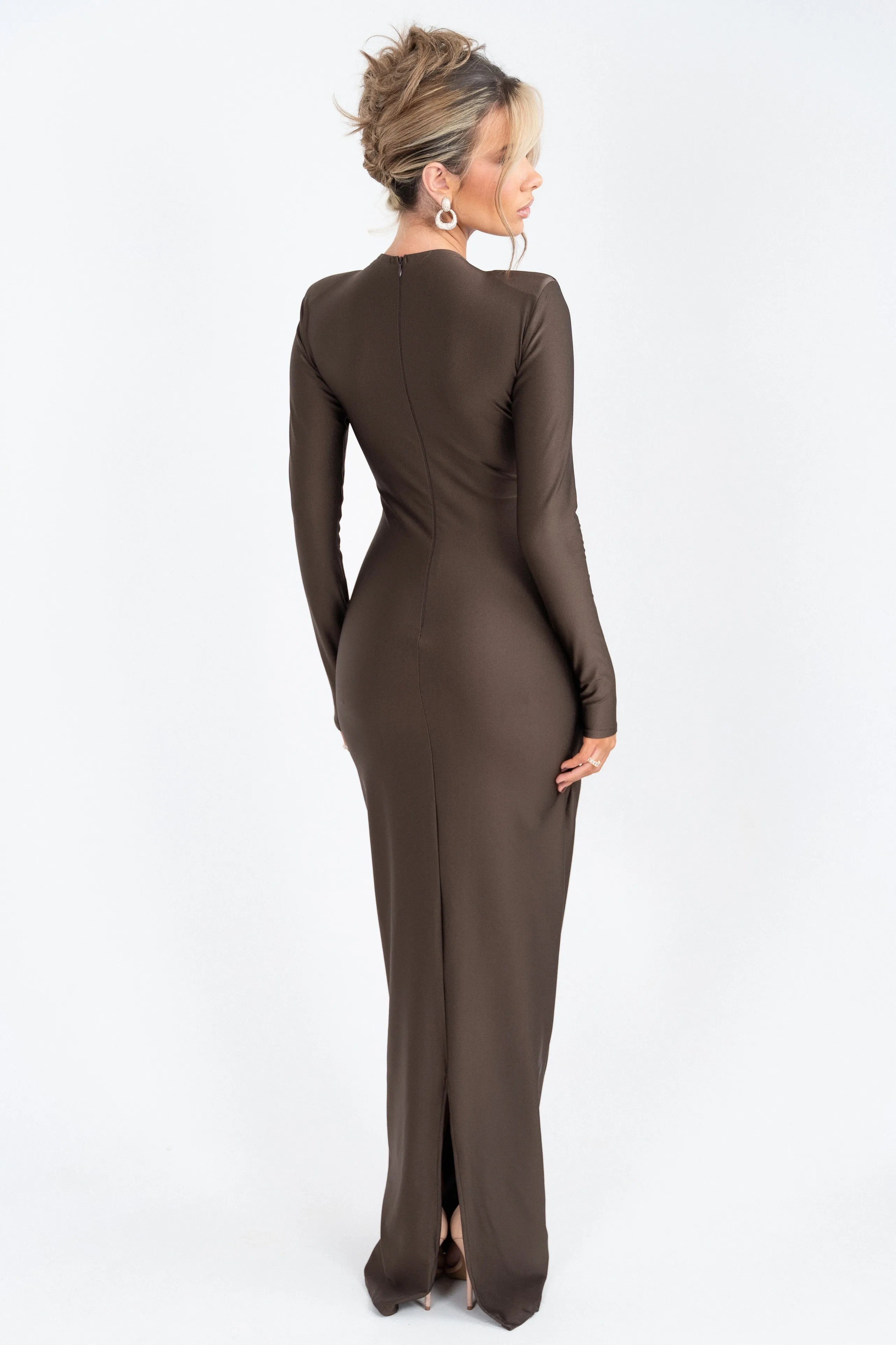 Lumina Brown Dress