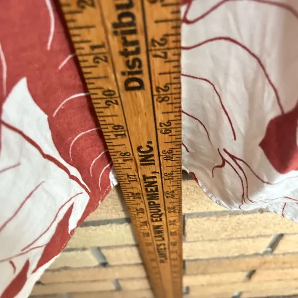 Madewell Linen-Blend Ruffle-Wrap Midi Skirt in Tropical Vacation Size 14