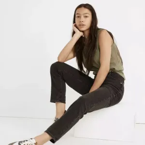 Madewell | Washed Black The Curvy Perfect Vintage Jean Lunar Wash Size 26/4