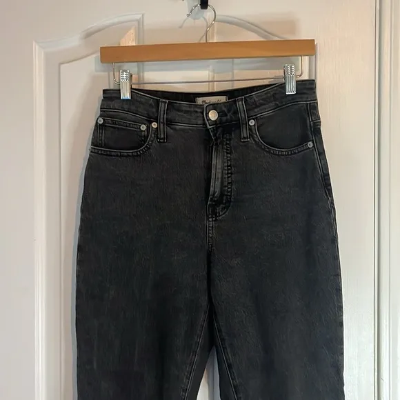 Madewell | Washed Black The Curvy Perfect Vintage Jean Lunar Wash Size 26/4