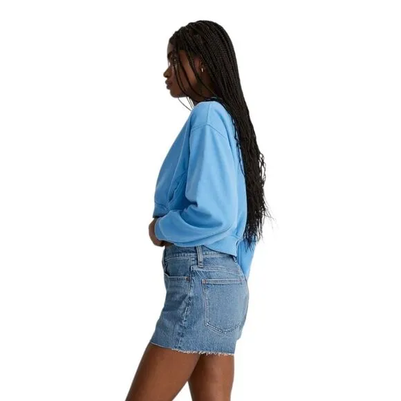 Madewell High Waist Cut Off Denim Shorts Perfect Vintage Jean 29 NWT