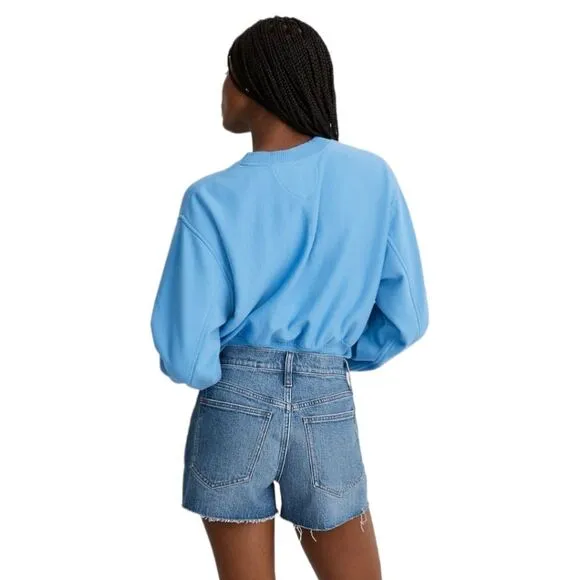 Madewell High Waist Cut Off Denim Shorts Perfect Vintage Jean 29 NWT