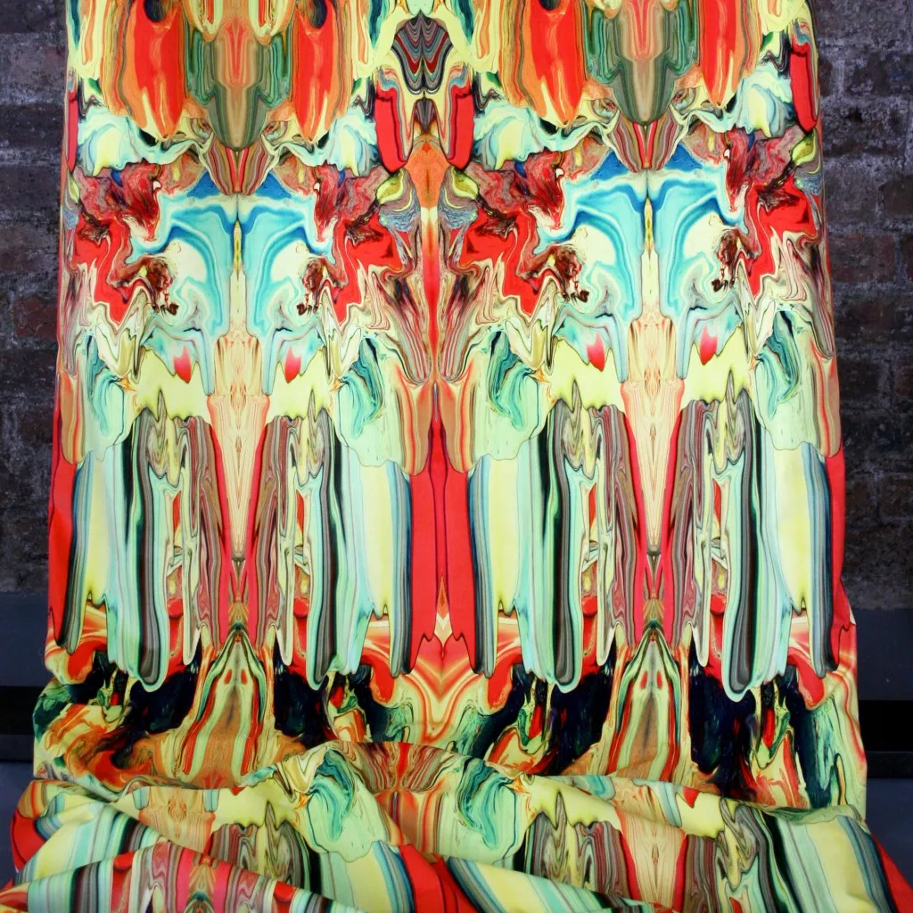 marble gum velvet fabric