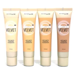 MAYBELLINE DREAM VELVET SOFT-MATTE HYDRATING FOUNDATIONS