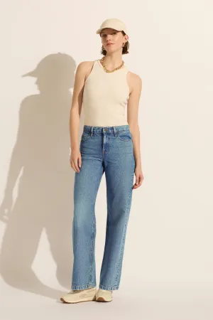 Mimi Mid Wide Leg Jean Heritage