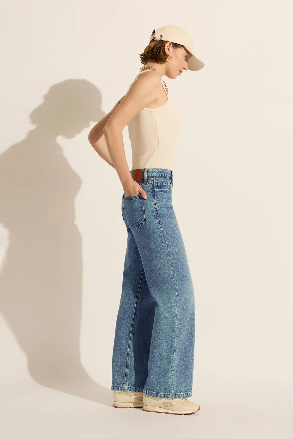 Mimi Mid Wide Leg Jean Heritage