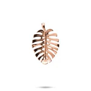 Monstera Pendant in Rose Gold - 20mm