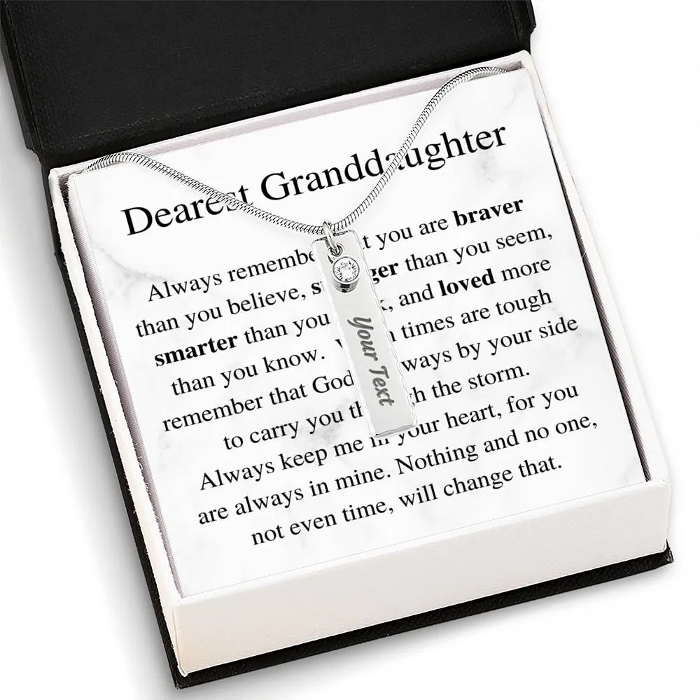 More Than You Know - Granddaughter Necklace