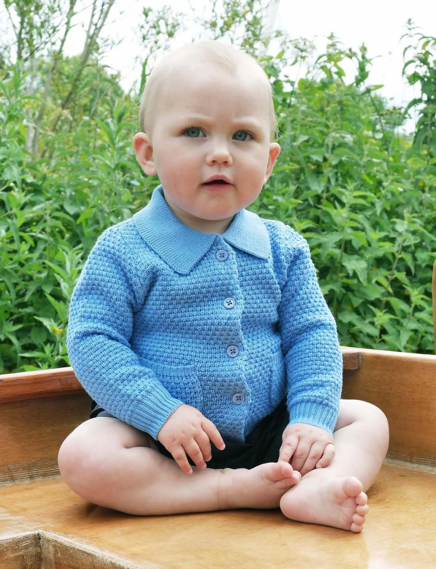Moss Stitch Cardigan