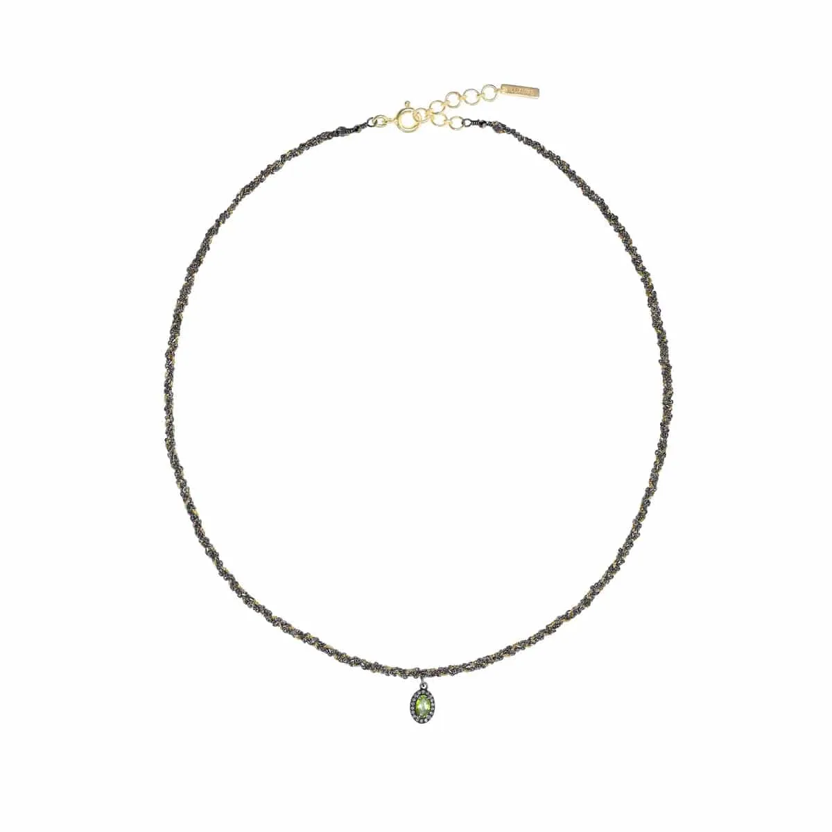 N° 871 Necklace Ruthenium